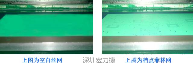 熱風(fēng)整平后導(dǎo)通孔邊緣起泡掉油，采用此工藝方法生產(chǎn)控制比較困難，須工藝工程人員采用特殊的流程及參數(shù)才能確保塞孔質(zhì)量。