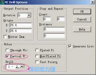 轉(zhuǎn)完Gerber后，接著還需轉(zhuǎn)鉆孔，通孔和盲、埋孔的轉(zhuǎn)法有所不同，轉(zhuǎn)通孔只須點(diǎn)擊Add，在彈出的窗口Document Name輸入文件名