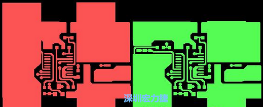 此操作可使文件中大部分的焊盤輸出后仍為焊盤，不會(huì)成為線性焊盤，并且不會(huì)產(chǎn)生像下圖一樣的短路情況
