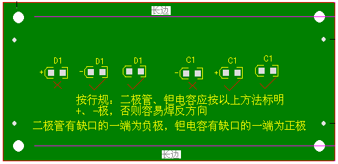 關(guān)于二極管、鉭電容的極性標(biāo)注